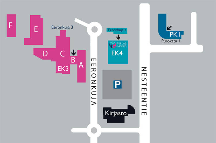 Entrance map of Fab Lab.