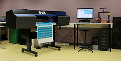 Large-format printer.