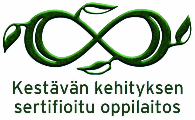 Kestävän kehityksen oppilaitos.